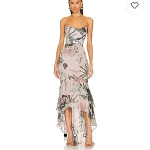 Katie May Charlie gown Mauve Tropical